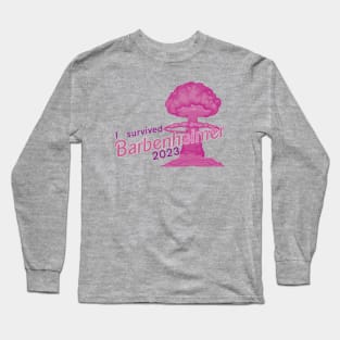 I survived Barbenheimer 2023 Long Sleeve T-Shirt